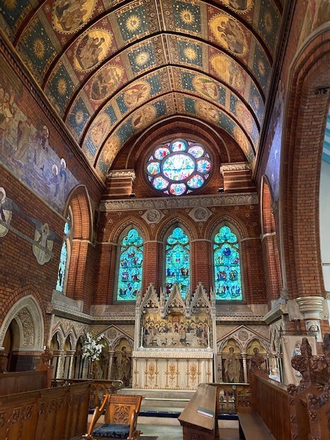 Interior of All Saints' church, Ascot